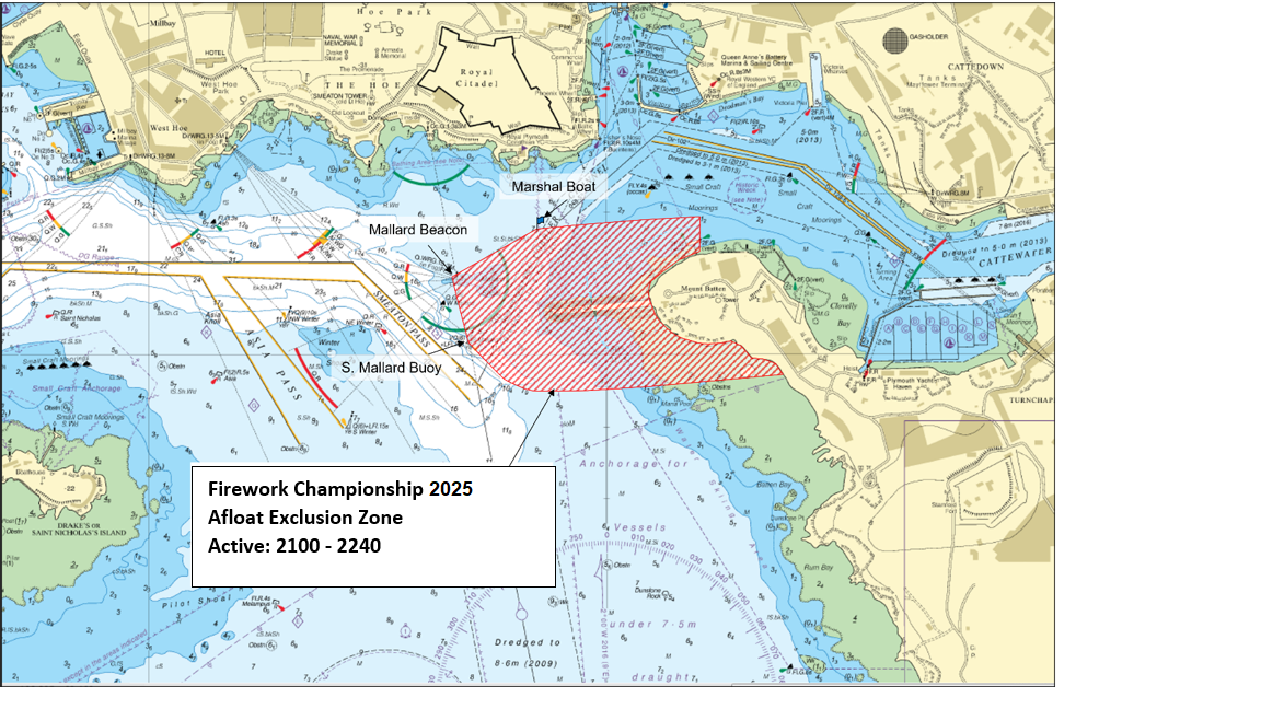 Water safety exclusion zone